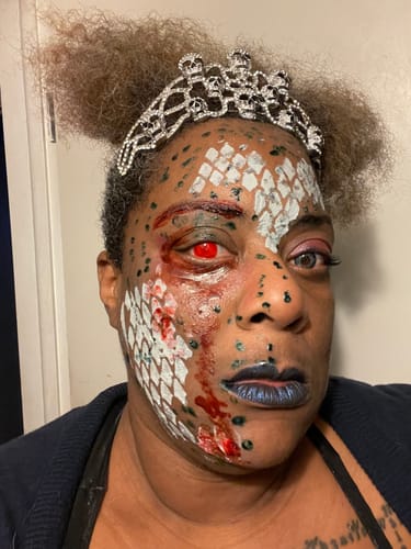 PRIMAL X-Ray lentilles cosplay rouges effet aveugle