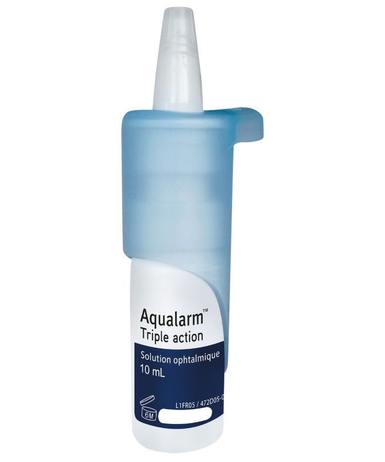Bausch + Lomb Aqualarm Triple Action gouttes yeux secs intenses