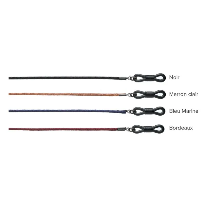 JHB 017 Cordon Satiné lunettes 1,2 mm coloris au choix