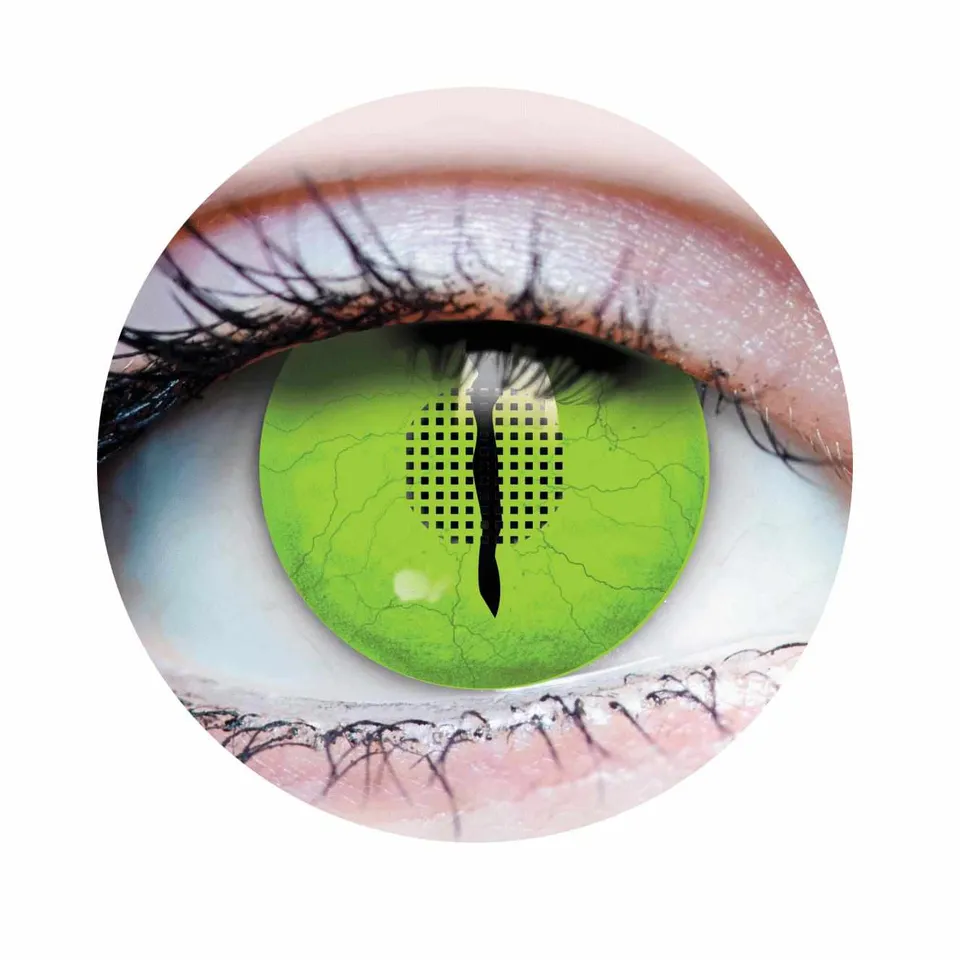 Primal Jurassic III lentilles vert reptile voilé