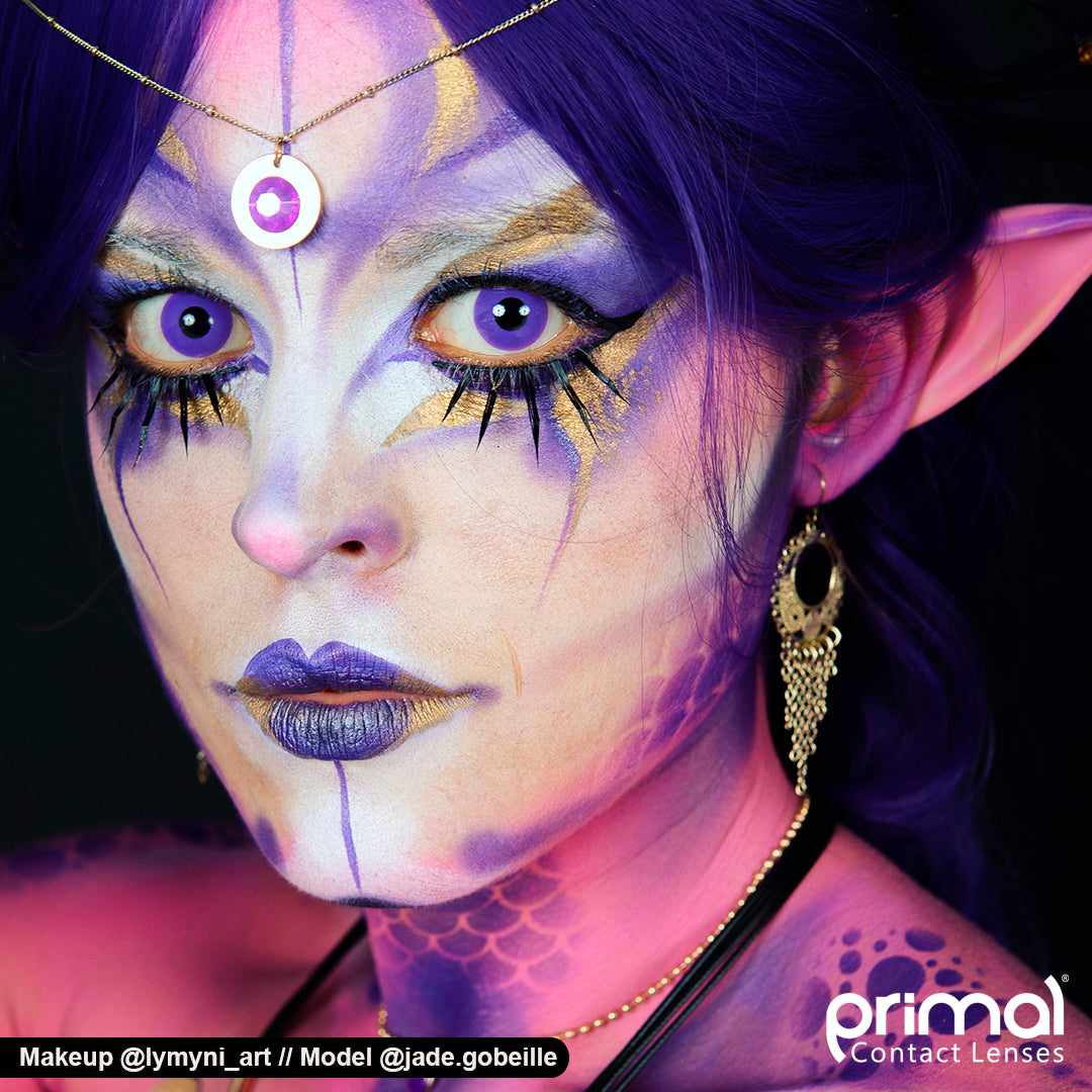 PRIMAL Phantom lentilles couleur violet opaque