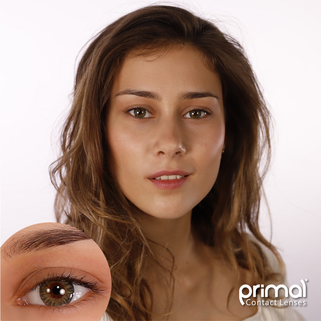 PRIMAL Delightful Jade lentilles vertes naturelles 14,2 mm