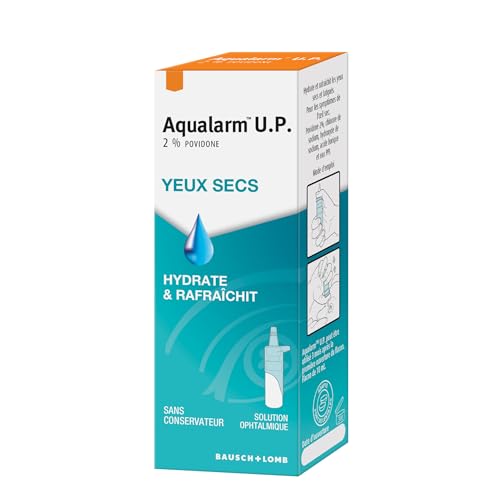 Aqualarm U.P. gouttes yeux secs povidone 10 ml