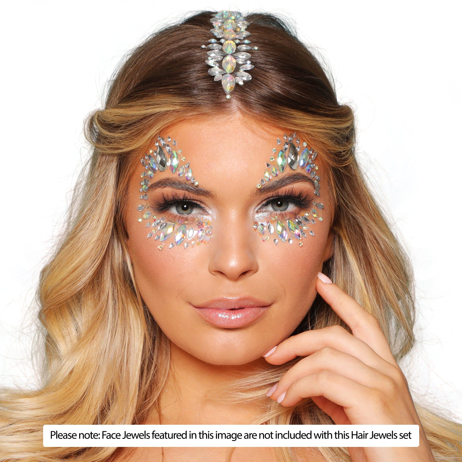 PRIMAL Glitter Me Up Crown bijoux cheveux strass réutilisables