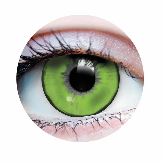 PRIMAL Lizard King lentilles vertes serpent cosplay