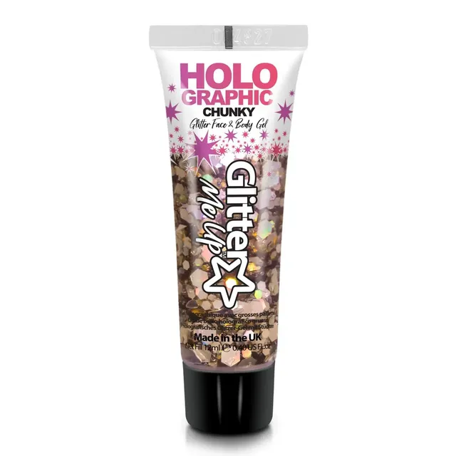 Glitter Me Up Golden Girl gel paillettes visage 12 ml