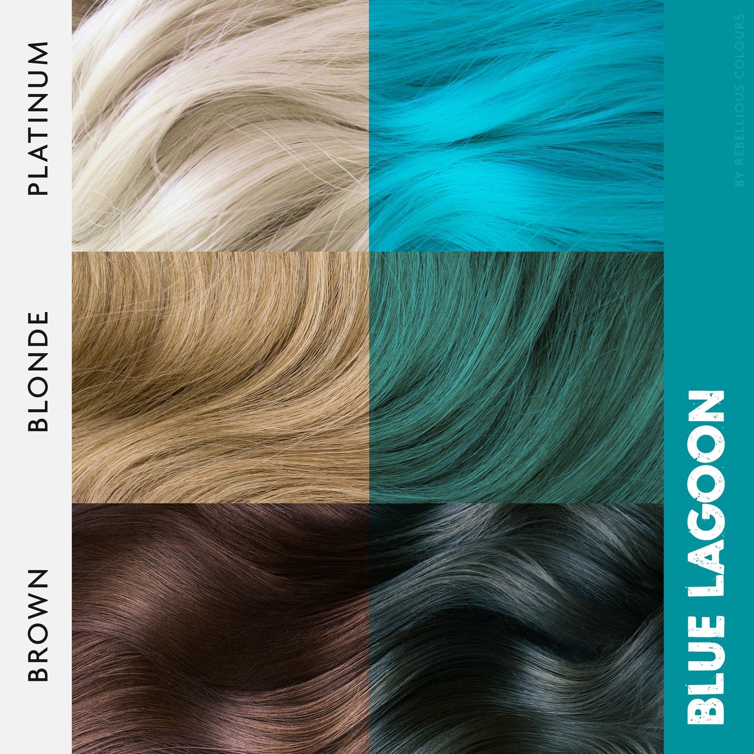 PRIMAL Rebellious Blue Lagoon coloration cheveux bleue 100ml semi-permanente