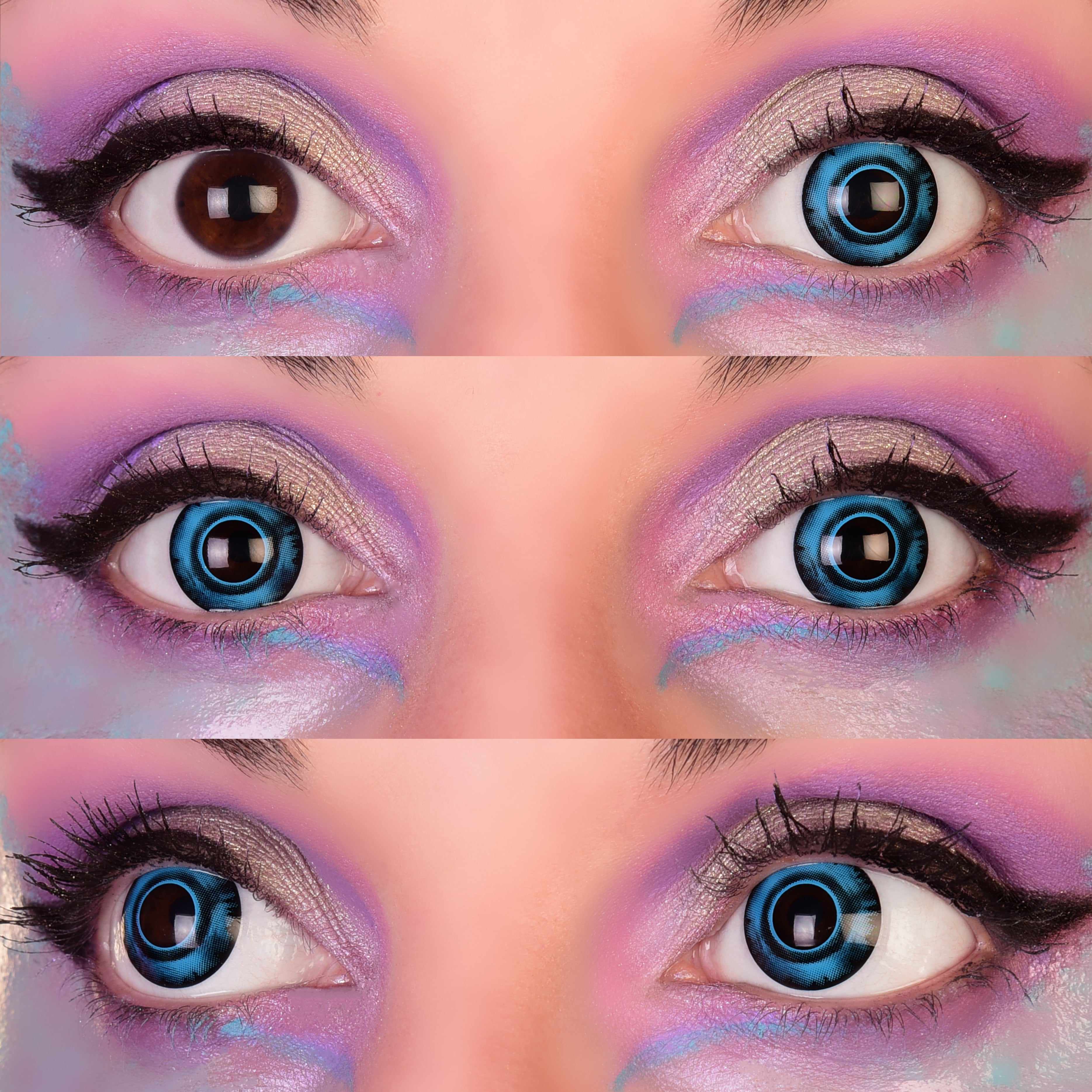 PRIMAL Piranha I lentilles bleues opaque