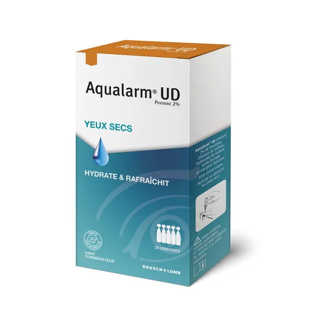 Aqualarm UD unidoses yeux secs 30x0,5ml sans conservateur