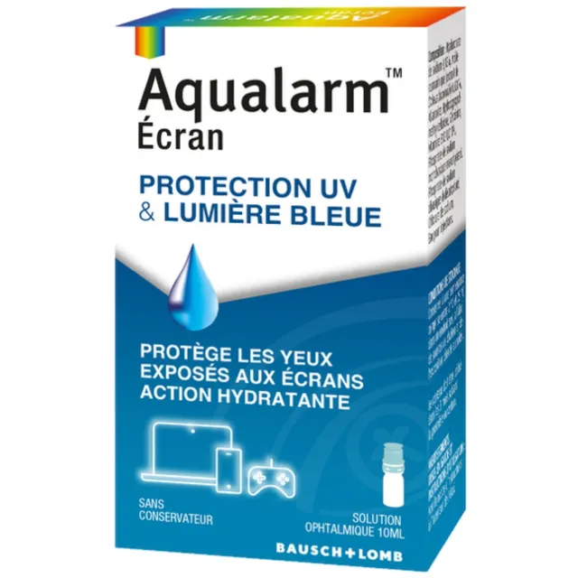Ultra Aqualarm Écran collyre lumière bleue 10 ml