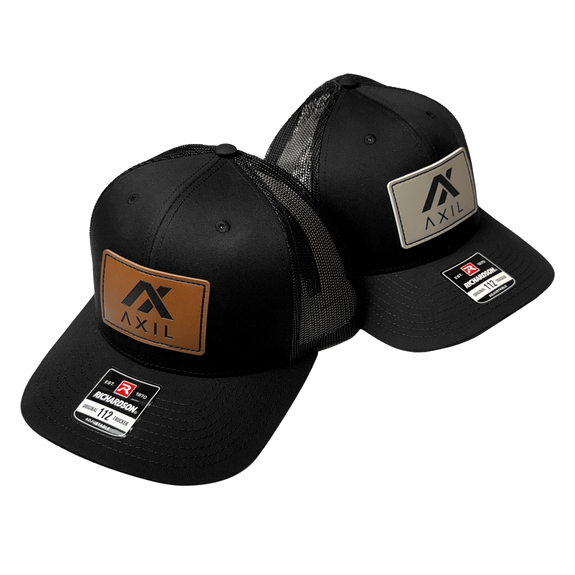 AXIL casquette trucker Richardson 112 patch cuir