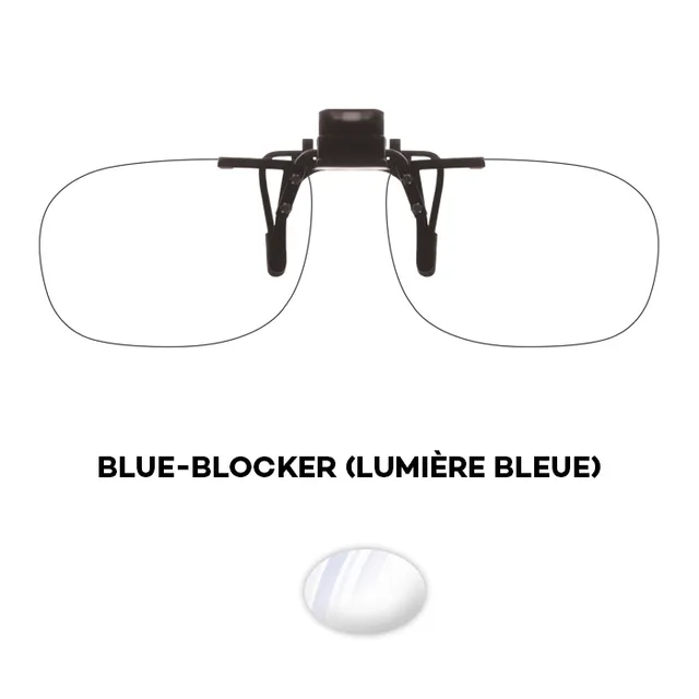 JHB 125BB fastclip relevable anti-lumière bleue
