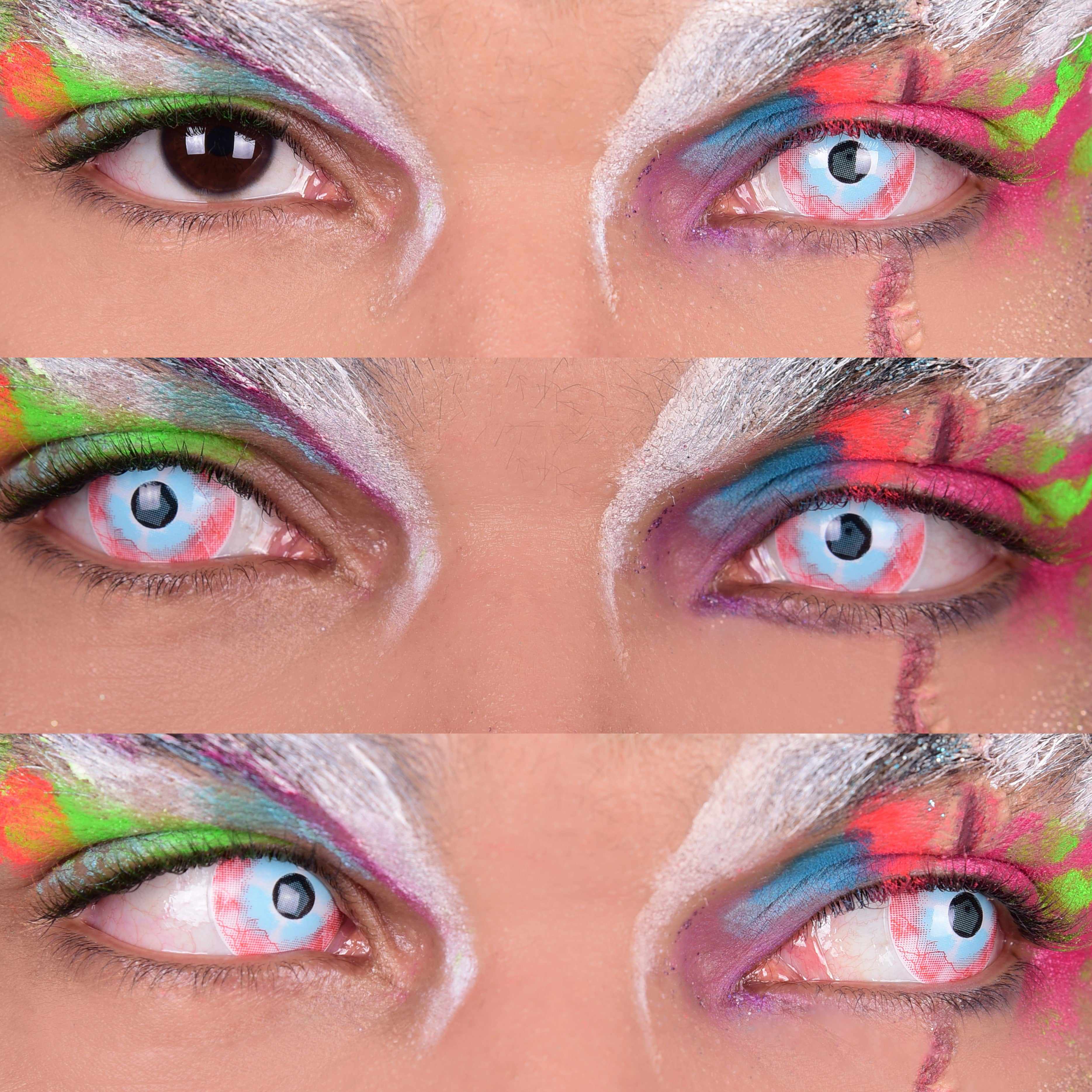 PRIMAL Plague lentilles mini-scléra blanches effet zombie