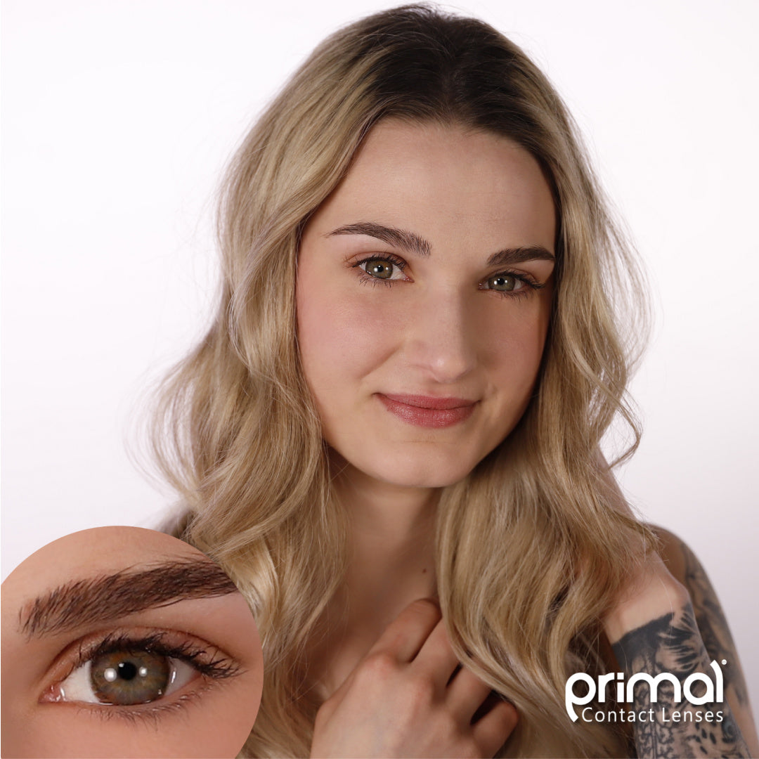 Primal Twilight Hazel lentilles marron naturelles 14,5 mm