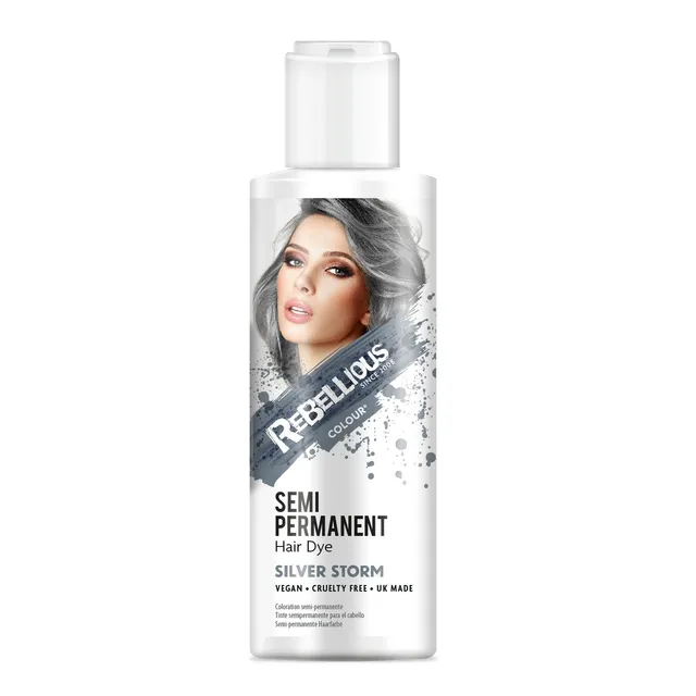Rebellious Silver Storm coloration grise argent 100ml