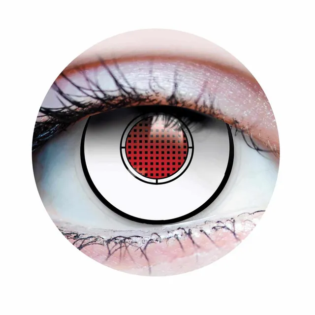 PRIMAL Terminator I lentilles couleur blanc rouge