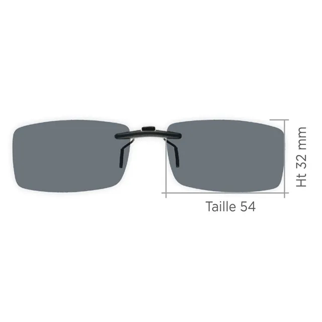 JHB Réf 163R polyclip solaire universel polarisé taille 54