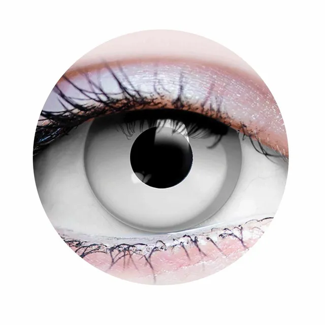 PRIMAL Zombie I lentilles blanches opaques zombie aveugle