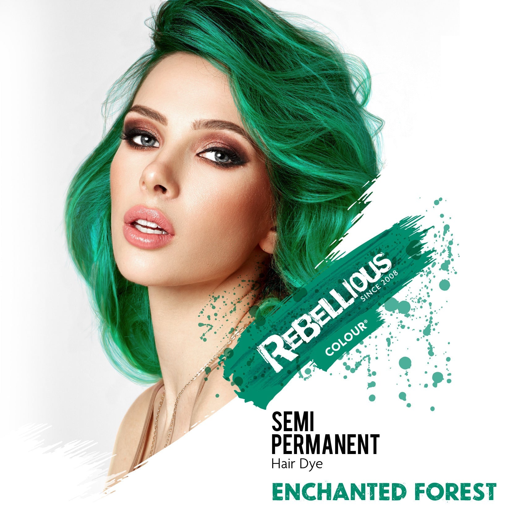 PRIMAL Rebellious Enchanted Forest coloration semi-permanente 100ml verte