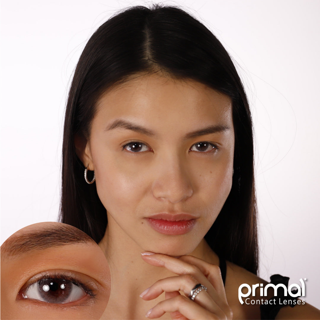 PRIMAL Pure Ash lentilles grises pastel sans correction