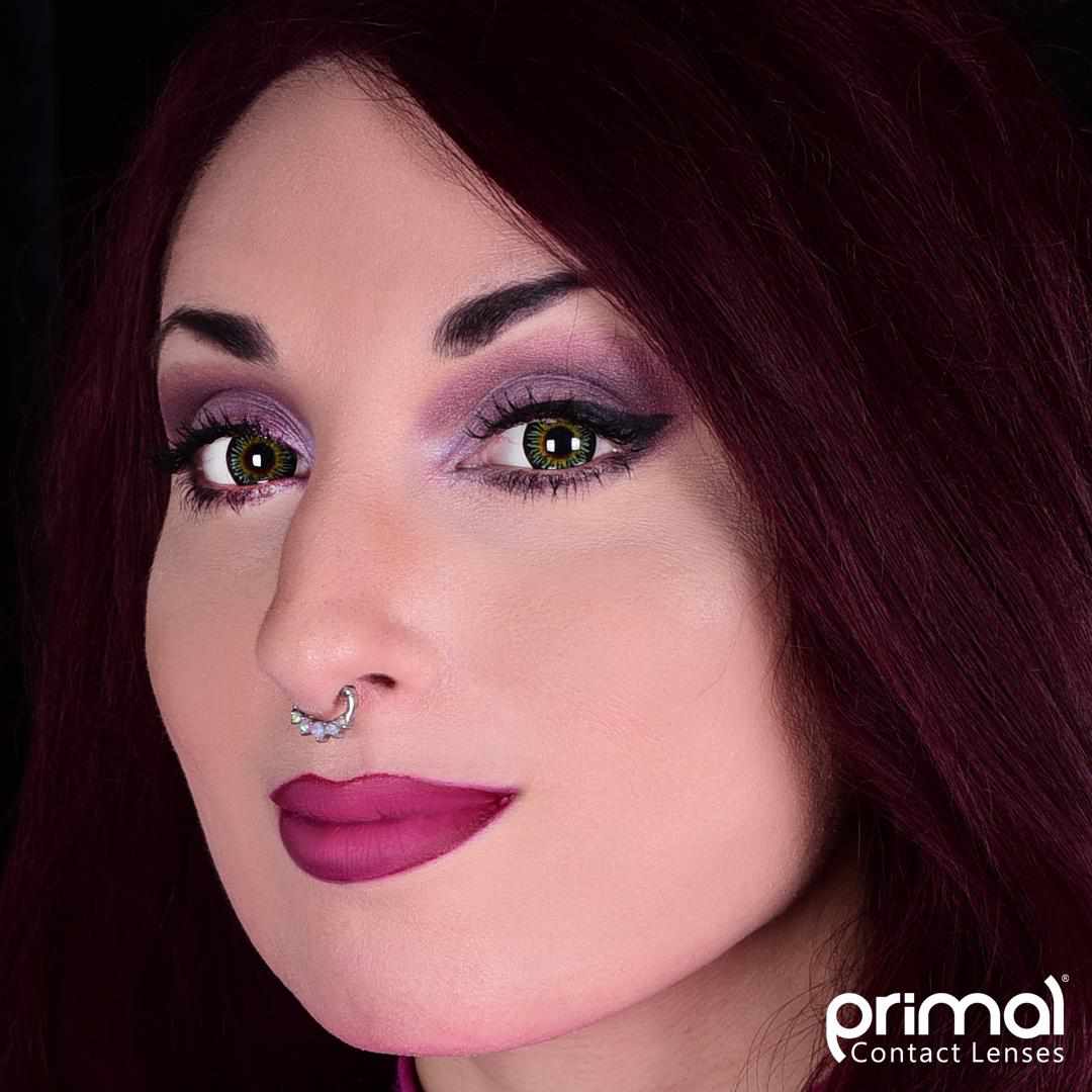 PRIMAL Temptress Emerald lentilles de couleur vert 14.5mm