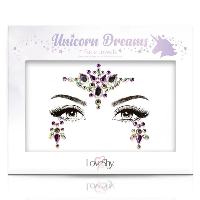 Primal Glitter Me Up Unicorn Dreams bijoux visage strass