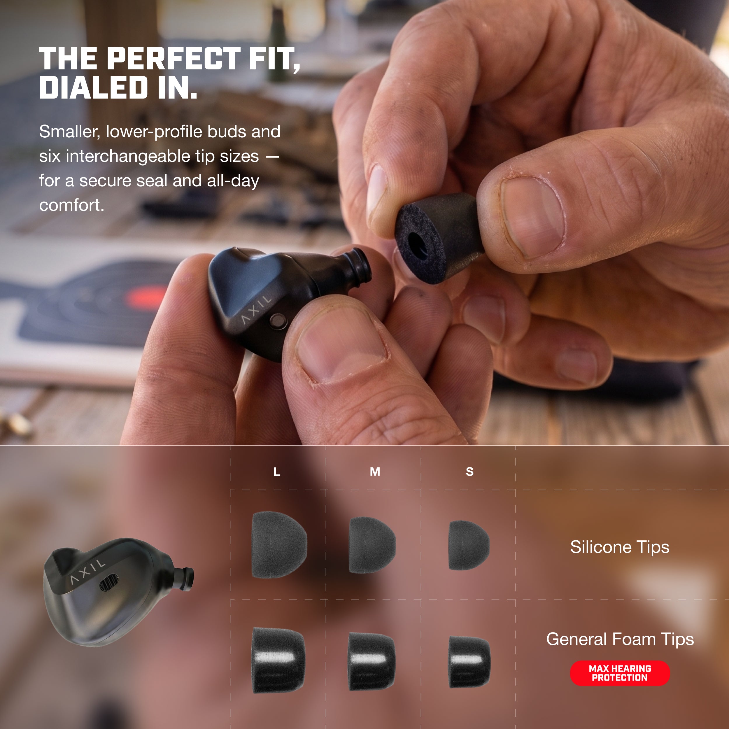 Axil Xcor Pro II écouteurs protection auditive ANR