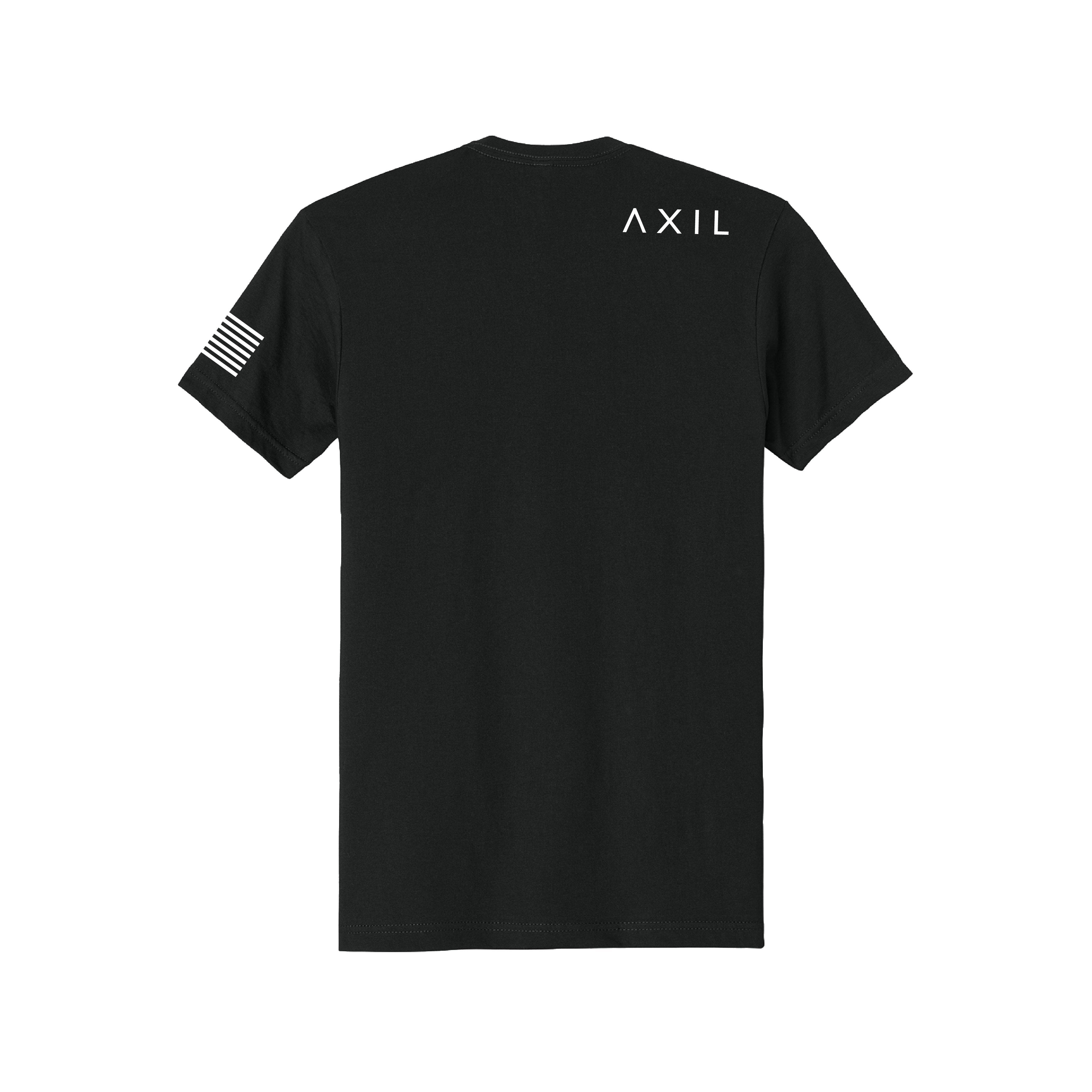 AXIL Logo T-shirt coton noir coupe confort