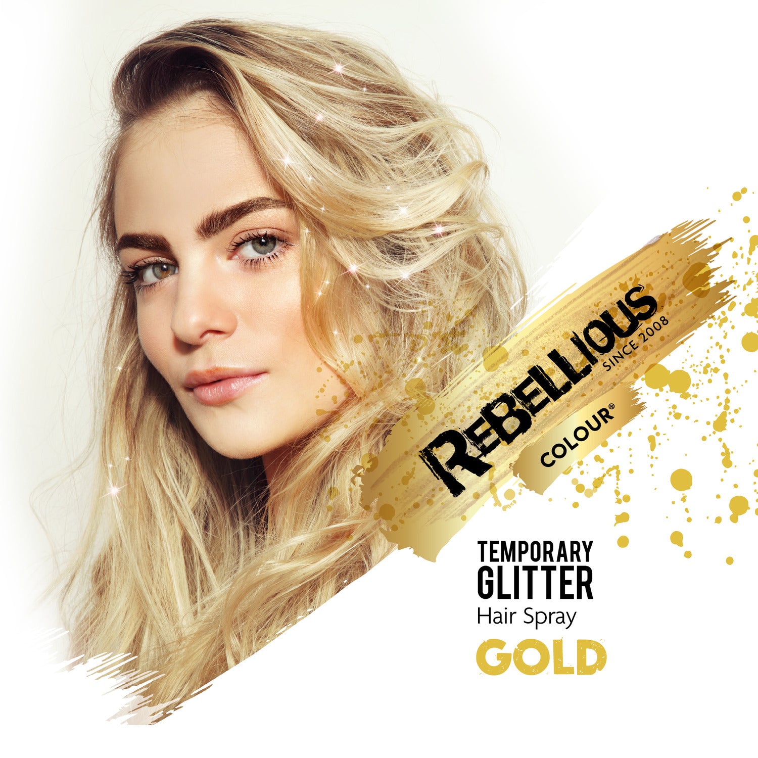 PaintGlow Rebellious Gold Digger spray cheveux 125ml