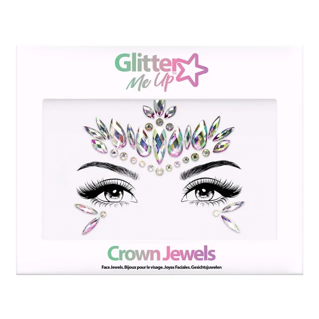 Glitter Me Up Crown Jewels bijoux visage strass