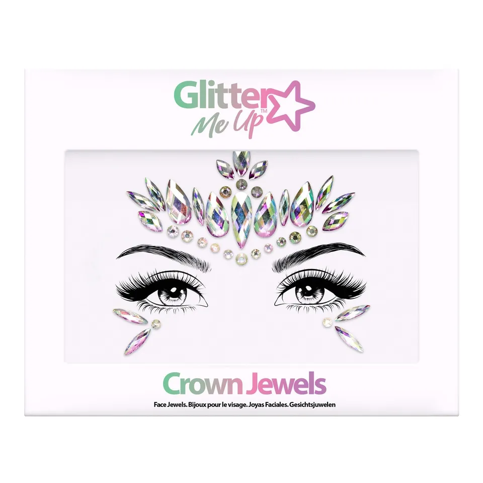 Glitter Me Up Crown Jewels bijoux visage strass