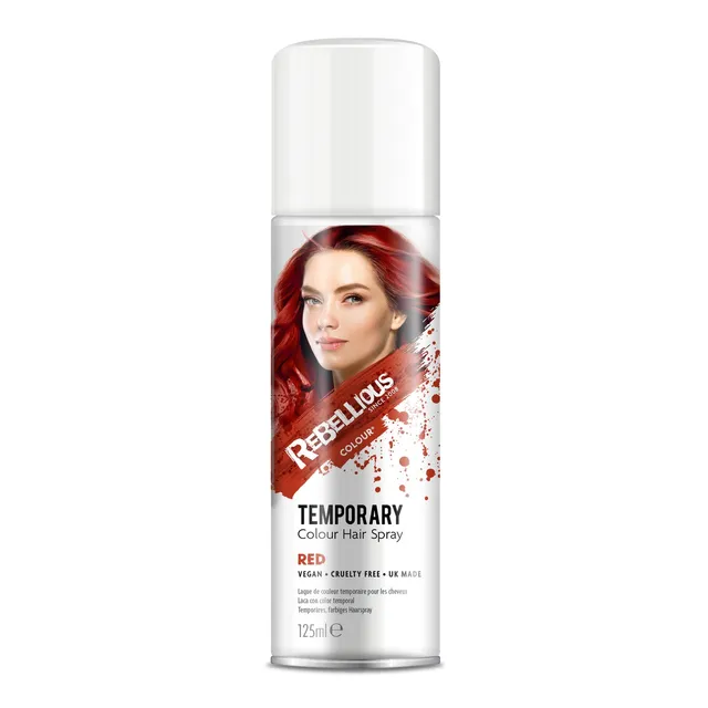 Primal Rebellious Red spray cheveux coloré rouge 125ml lavable