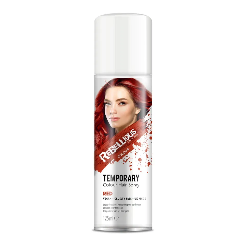 Primal Rebellious Red spray cheveux coloré rouge 125ml lavable