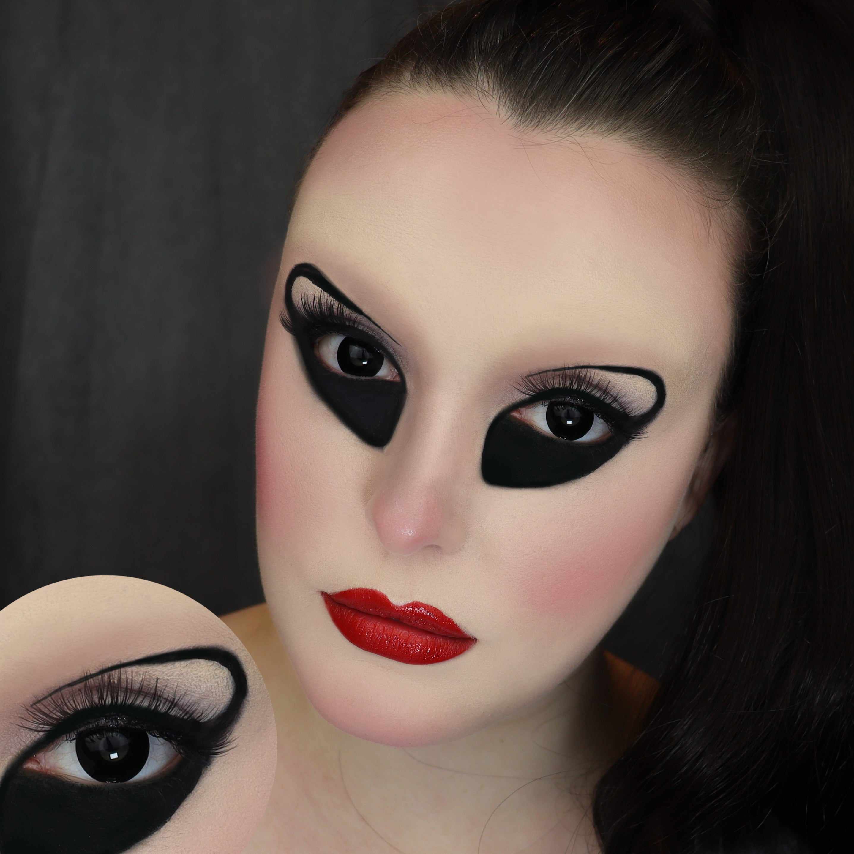 PRIMAL Possessed lentilles de contact noires opaques