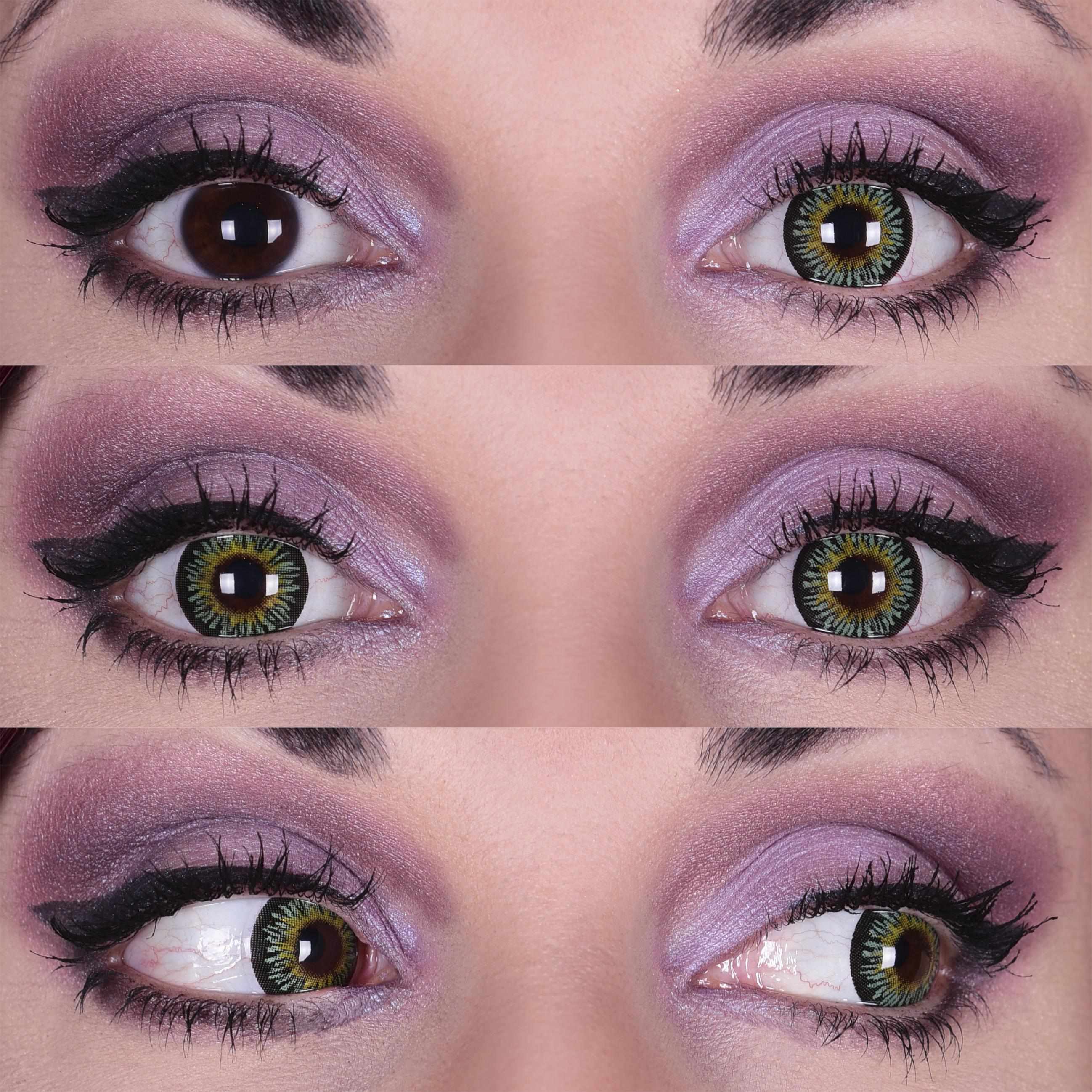 PRIMAL Temptress Emerald lentilles de couleur vert 14.5mm