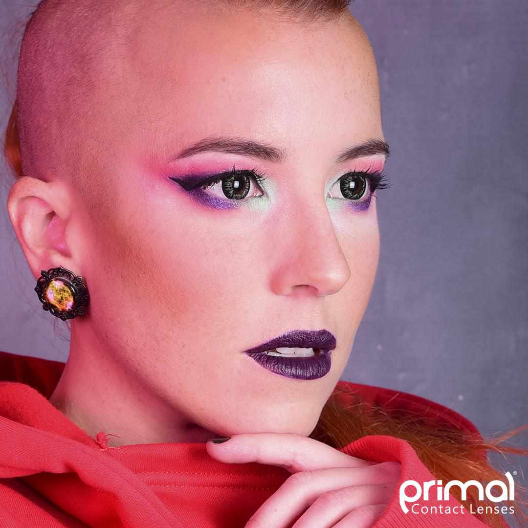 PRIMAL Mesmerize Emerald lentilles de contact vert émeraude