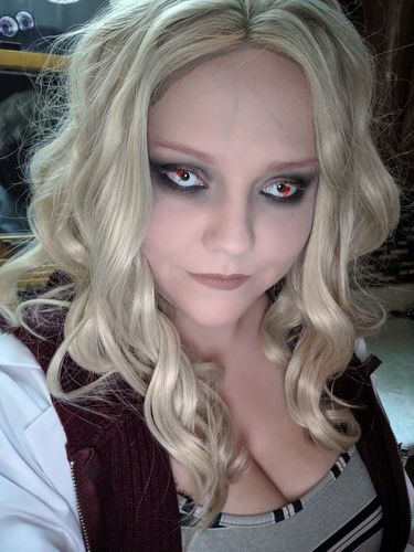 PRIMAL Undead lentilles blanches zombie cosplay