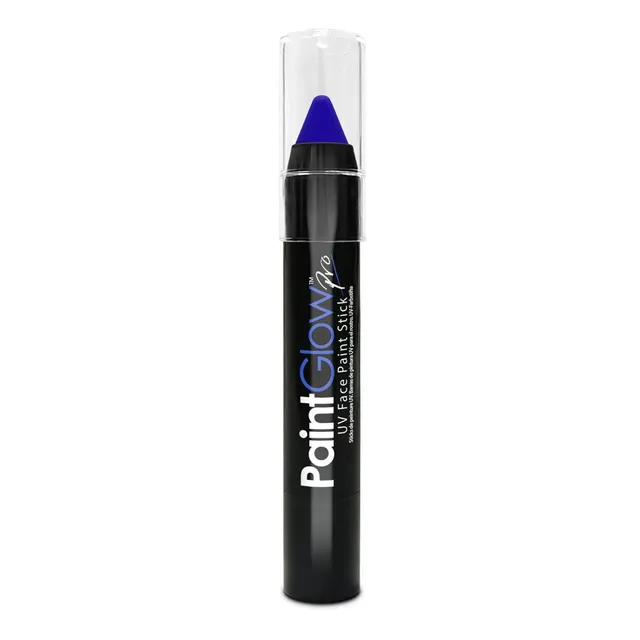 PRIMAL PaintGlow crayon visage bleu UV 3,5 g