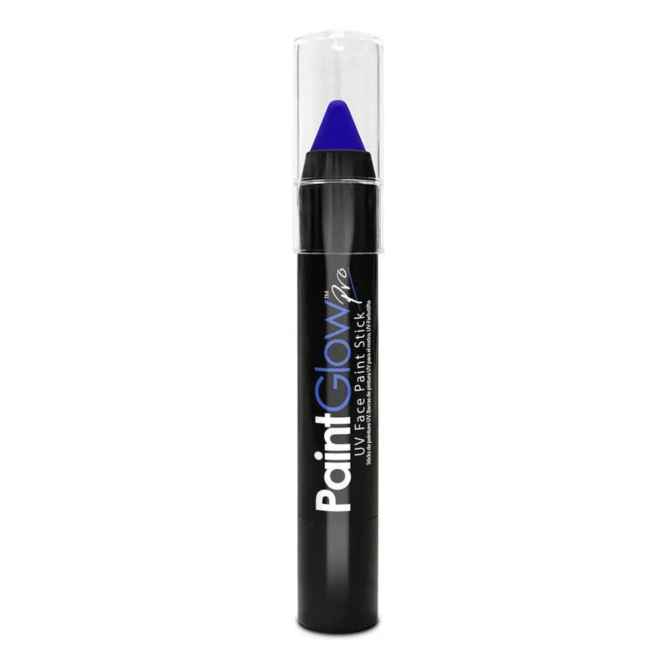 PRIMAL PaintGlow crayon visage bleu UV 3,5 g