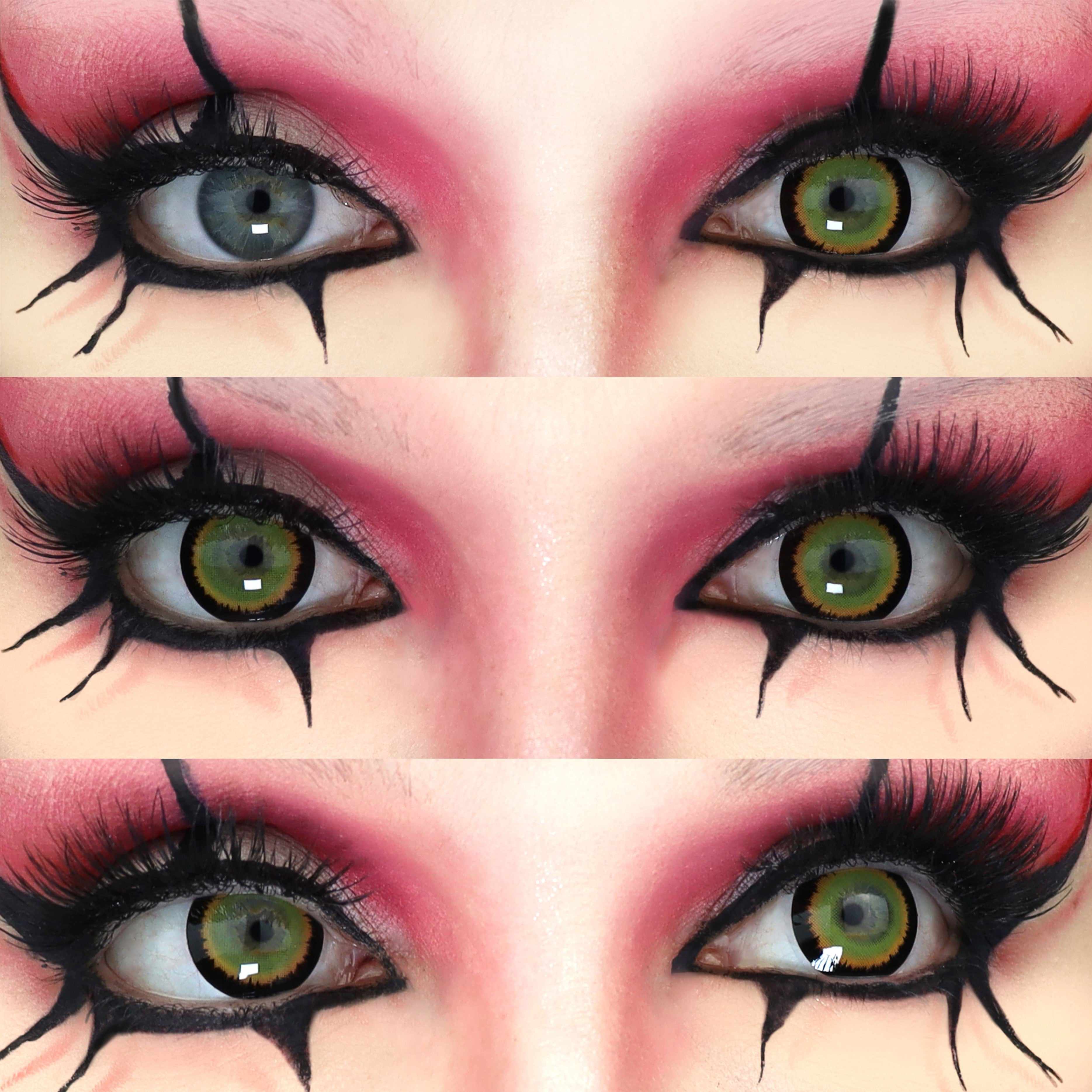 PRIMAL Werewolf II lentilles couleur orange feu loup-garou