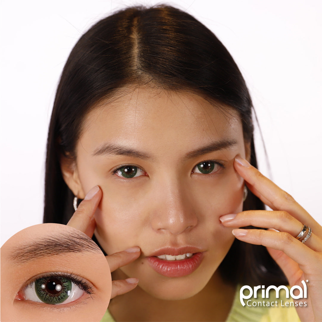 PRIMAL Aurora Jade lentilles vertes 14.5 mm
