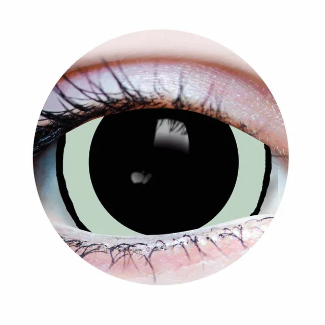 PRIMAL Acid II lentilles couleur vertes noires 15,2 mm