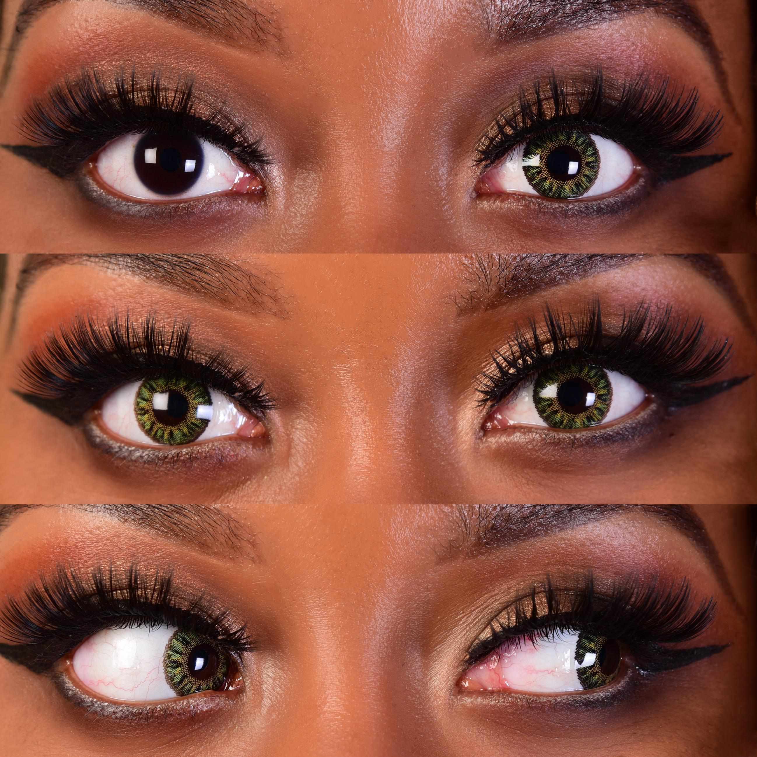 PRIMAL Delightful Jade lentilles vertes naturelles 14,2 mm