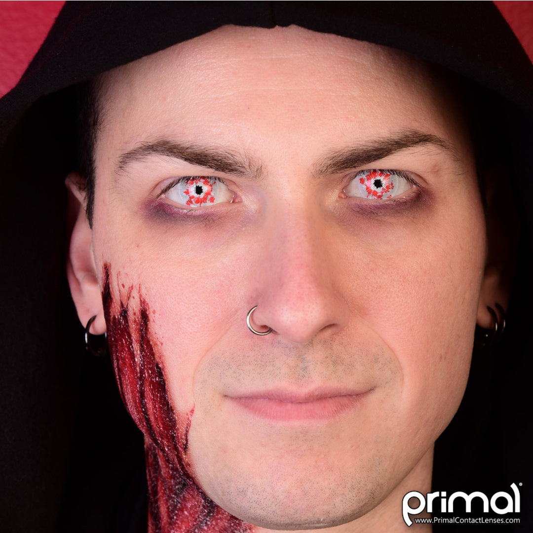 PRIMAL Shatter lentilles rouges effet verre brisé
