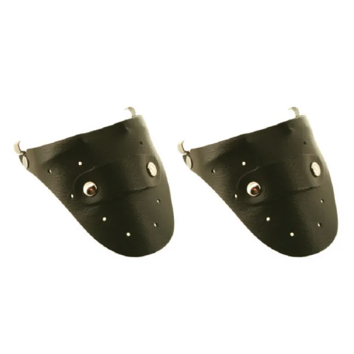 JHB PR250 protections latérales cuir noir paire