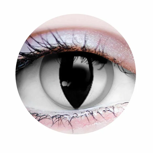 PRIMAL Venom lentilles de contact blanches opaques