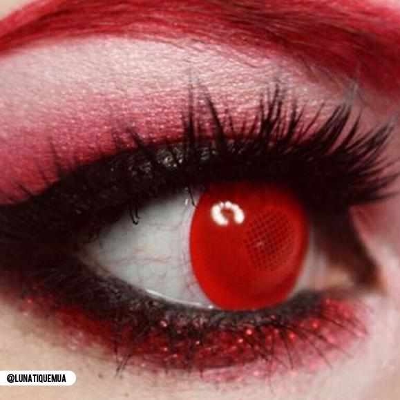 PRIMAL X-Ray lentilles cosplay rouges effet aveugle