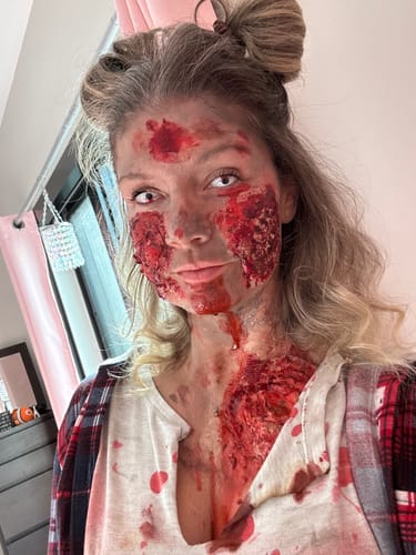 PRIMAL Undead lentilles blanches zombie cosplay