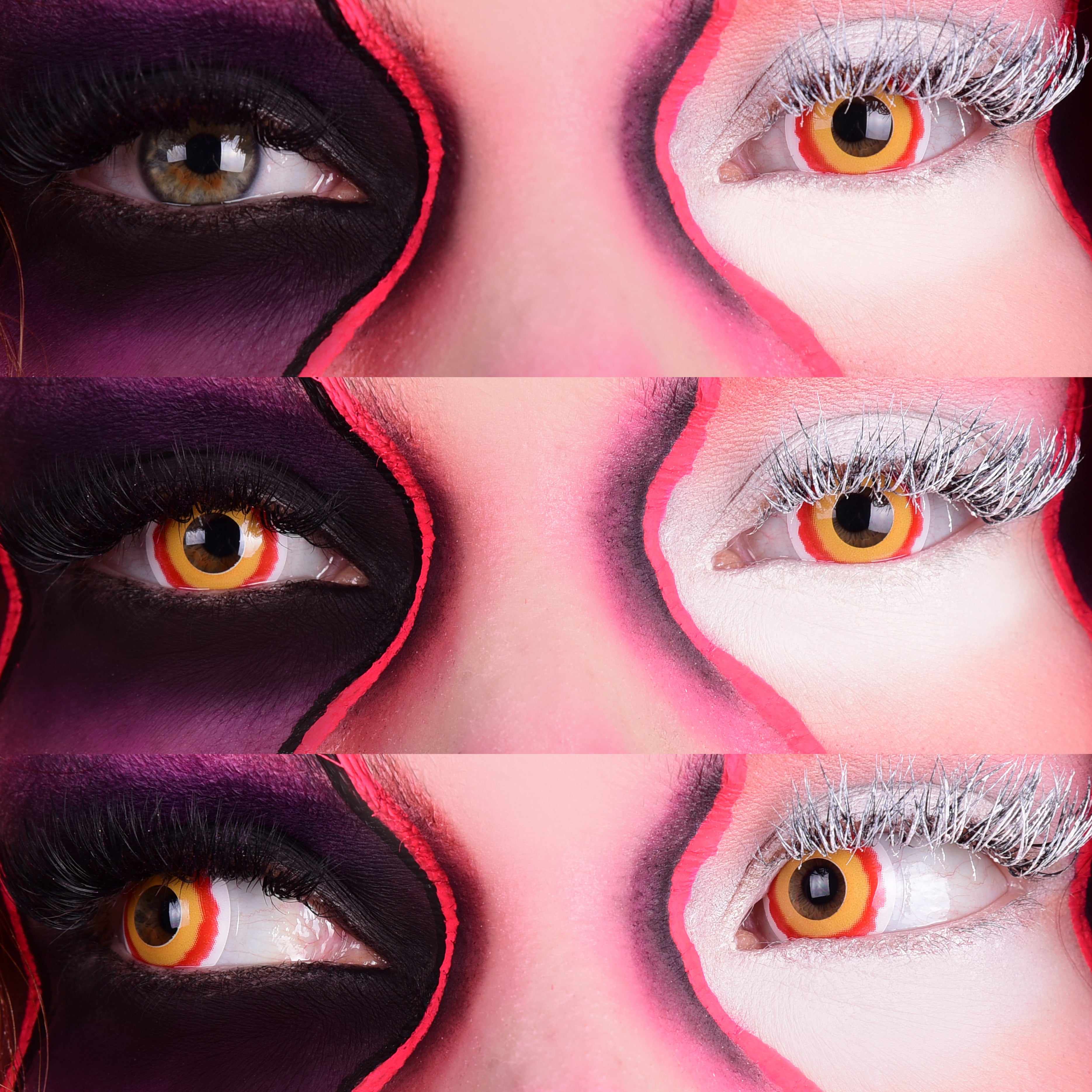 PRIMAL Sith lentilles de contact jaunes et rouges