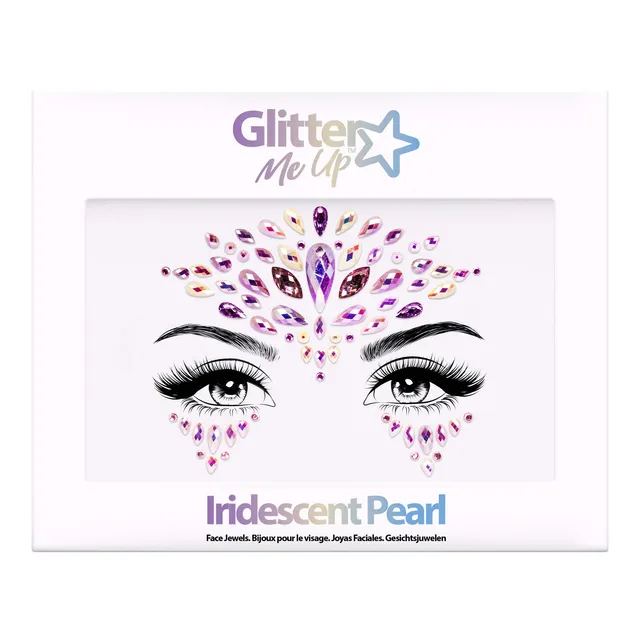 Glitter Me Up bijoux visage perles nacrées irridescentes